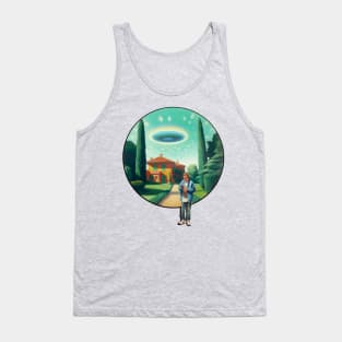 Nothing Interesting Ever Happens - Plain Illustration Tank Top